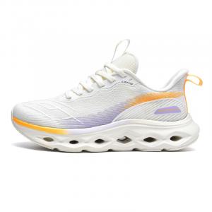 Кроссовки женские с низким верхом цвета слоновой кости/оранжевый Lotto