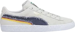 Кроссовки Puma Suede Triplex Denim - White Peacoat, белый