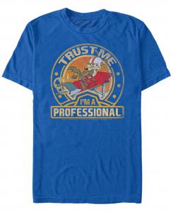 Мужская футболка с коротким рукавом looney tunes wile e. coyote trust me i'm a professional Fifth Sun