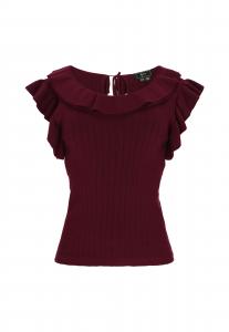 Faina Свитер в цвете бордо