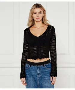 Блузка Flam Cropped fit Desigual, черный