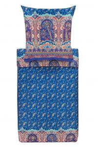 Комплект сатинового постельного белья Bassetti Mako PIAZZA DEI NORMANNI цвет B1 СИНИЙ, размер 200х200