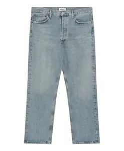 Джинсы прямого кроя Agolde, синий