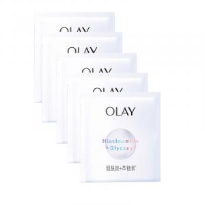 Прозрачная белая мини-маска для лица с эффектом увлажнения водой, третье поколение, 1 коробка/2 коробки/3 коробки/4 коробки Olay, 5 Pcs (Box Not Included)