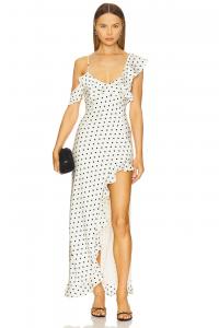 Макси-платье Karlita от Runaway The Label, white polka