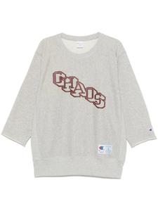 Хлопковая толстовка Undercover x Champion, серый