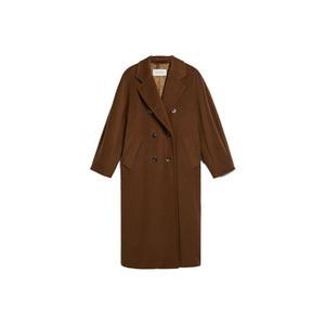 MaxMara Женское пальто черно-коричневое, Black Brown