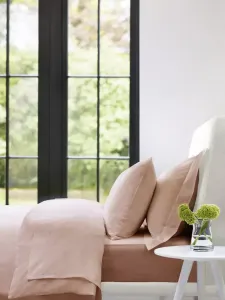 Простыня на резинке Jasper Conran London 300 Thread Count Organic Cotton Deep, цвет pale/pink