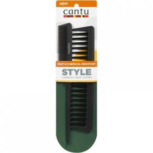 Аксессуары для волос Стильные расчески из углеродного волокна 2 шт Cantu