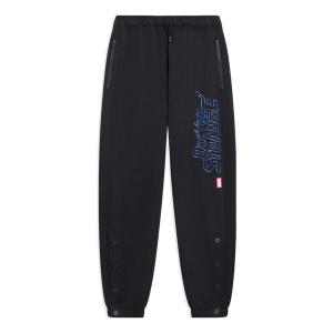 Штаны x marvel way of wade с графическим принтом Li-Ning, черный