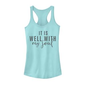 Майка с надписью «It's Well With My Soul» для юниоров