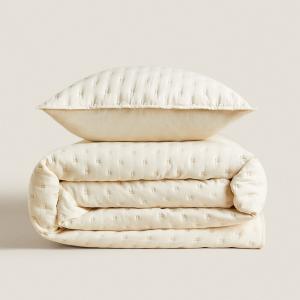 Стеганое одеяло Zara Home Dots, экрю