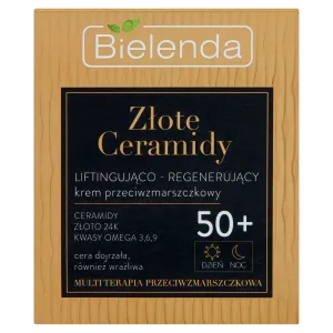 Bielenda Złote Ceramidy дневной и ночной крем для лица против морщин 50+, 50 мл