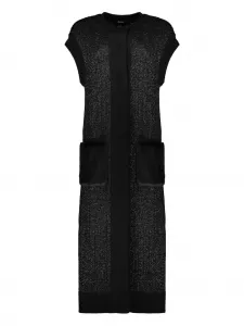 Жилет без рукавов с карманами Herno, черный