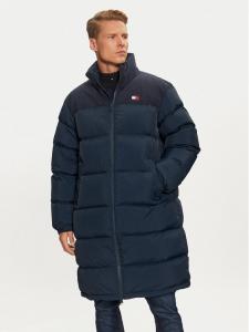 Пуховик стандартного кроя Tommy Jeans, синий