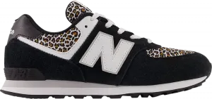 Кроссовки New Balance 574 Big Kid 'Leopard', черный