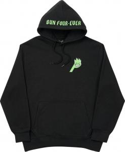 Толстовка Palace x Spitfire Live To Bun Hood 'Black', черный