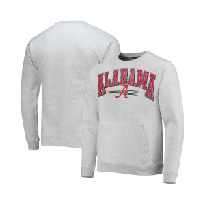 Мужская вересковая серая толстовка с карманом для старшеклассников alabama crimson tide League Collegiate Wear, мульти