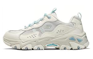 Кроссовки Skechers Chunky Sneakers Women's Low-top White/Green, зеленый