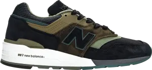 Кроссовки New Balance 997 'Black Green', зеленый
