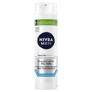 Nivea Men Sensitive восстанавливающий гель для бритья, 200 мл