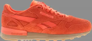 Кроссовки publish x classic leather 2.0 'orange' Reebok, апельсин