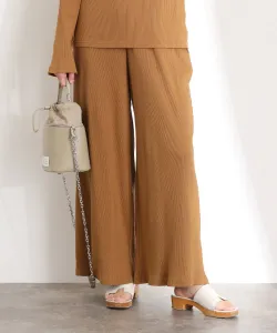 Свободные брюки с широкими штанинами и завязками Pourvous, цвет Camel