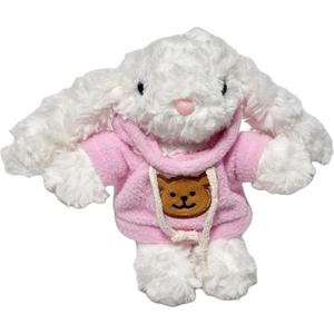 Куклы в стиле одежды кролика с висячими ушками, 25 см в высоту ROUERXIONG, розовый