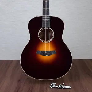 Taylor-guitars Акустическая электрогитара Taylor Custom #1 Grand Orchestra из красного дерева/ель ситка - Винтажный солнечный бурый цвет - #1206213121