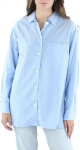 Туфли Anne Klein Men's Oxford Shacket W/Chest Pkt, сине-белый