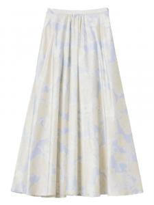 Юбка с принтом TWINSET, синий