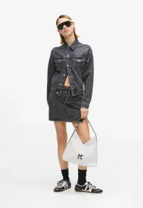 Сумка geo с блестящим покрытием Karl Lagerfeld Jeans, Off White