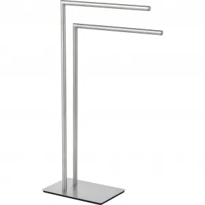 Вешалка для полотенец WENKO «Recco», с тяжелым основанием, цвет silberfarben