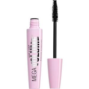 Тушь для ресниц Wet 'N' Wild Mega Volume со спиральной щеточкой из волокон и формулой быстрого нанесения, обогащенная витамином Е, очень черная, Wetn Wild