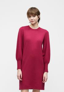 Платье VILA VIKERRY O NECK DRESS, Anemone/Bordeaux