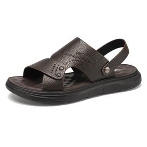 Mulinsen Пляжные сандалии мужские черно-коричневые коричневые, цвет Brown