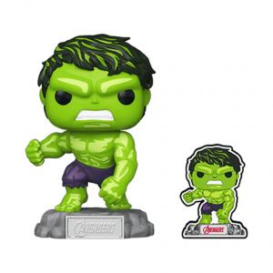 Фигурка The Avengers Hulk в стиле чиби с бейджем IEX Funko