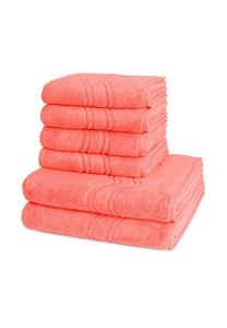 Набор полотенец Ross Cashmere Feeling, 6 штук, розовый