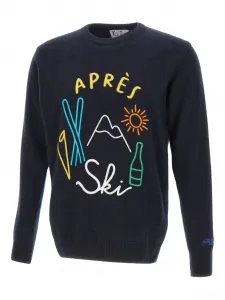 Свитер с вышивкой логотипа Heron Mc2 Saint Barth, синий