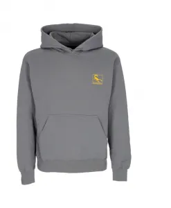 Серая толстовка с капюшоном, длинными рукавами и карманом-кенгуру. Propaganda, серый