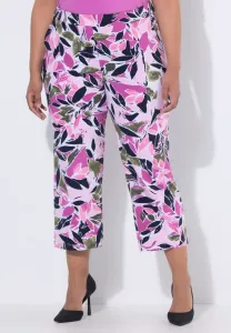 Брюки с зауженным верхом 7/8 Ulla Popken, Pink