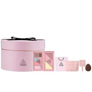 Набор теней и румян с шиммером и матовым покрытием 3CE