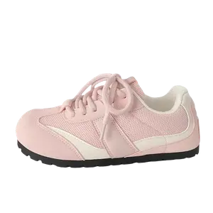 JimiXiong Женские лоу-топ скейтборд кроссовки розовые, цвет Pink