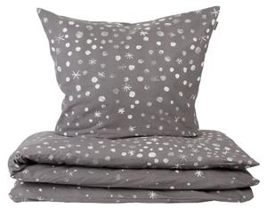 Комплект постельного белья Schiesser Runa Feinbiber 2-tlg., серый - 155 х 220 см