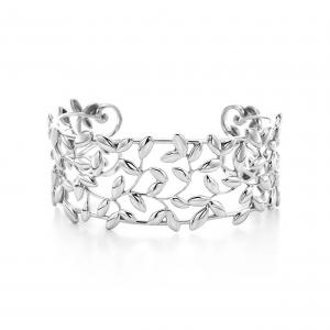 Браслет Tiffany & Co. Paloma Picasso Olive Leaf Narrow, серебро