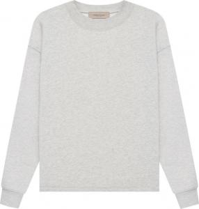 Толстовка Fear of God Essentials Relaxed Crewneck 'Light Oatmeal', серый