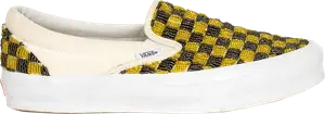 Кеды Vans One Block Down x Classic Slip-On LX Dog Days - Caution, желтый