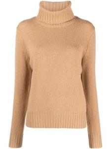 Polo Ralph Lauren шерстяной джемпер с высоким воротником, коричневый