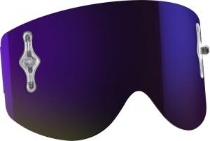 Козырек Scott Recoil Xi Works Chrome, пурпурный