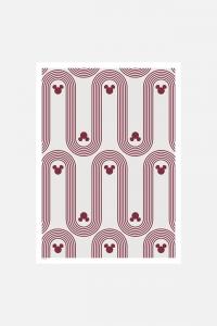 Постер H&M H&M Disney - Red Waves Mickey, 50x70 см